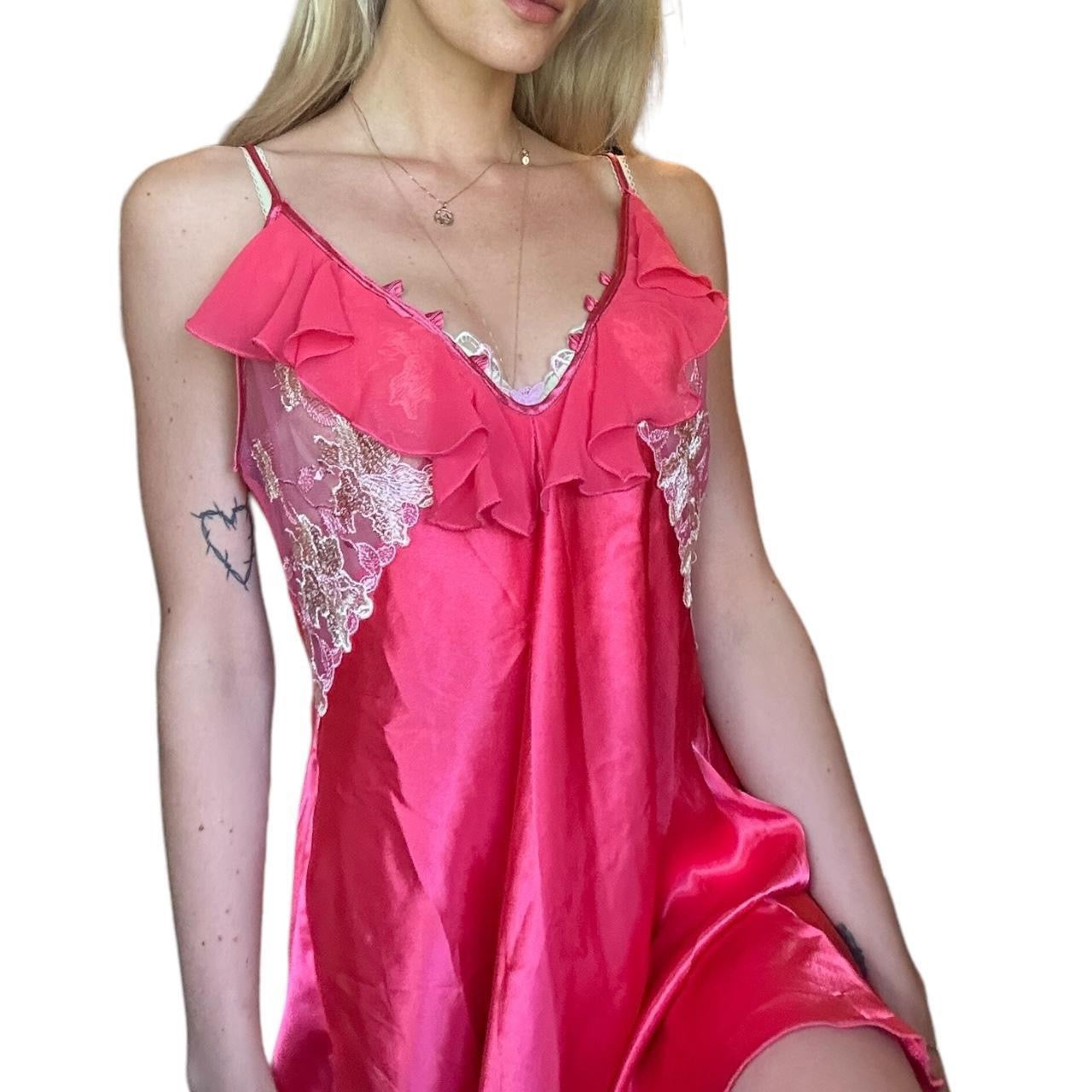 Pink Satin Slip